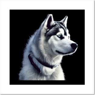 Siberian Husky Posters and Art